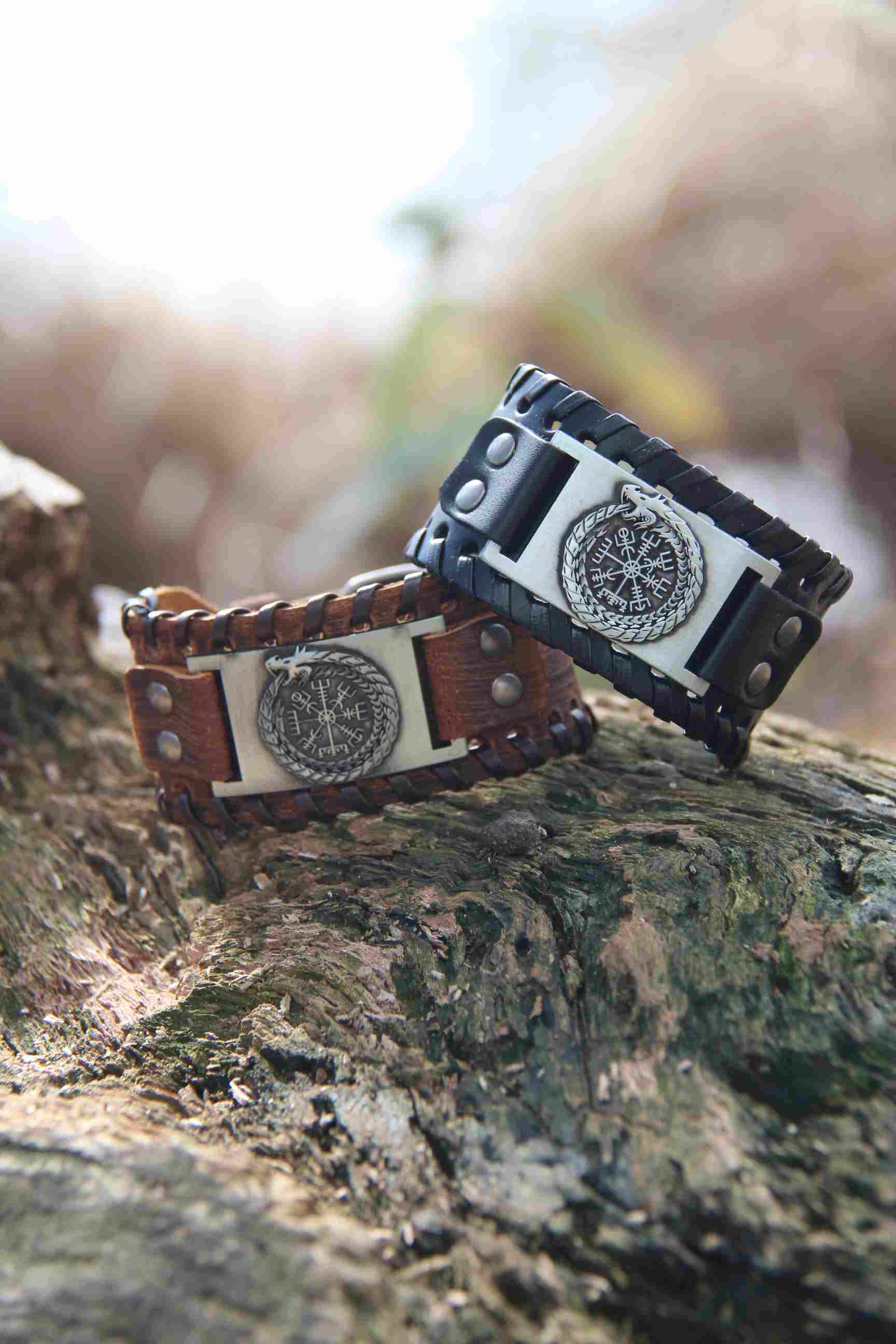 The Serpent and Vegvisir Bracelet